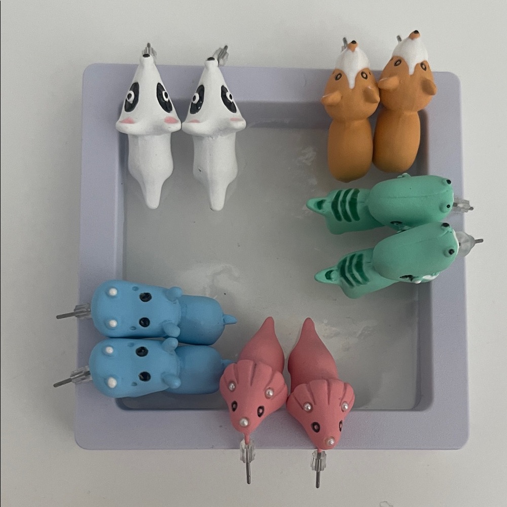 Animal-Themed Bite Earrings